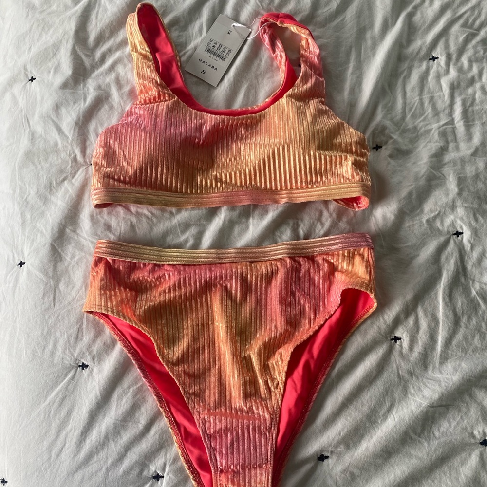 Brand new never worn 2pc high cut bikini